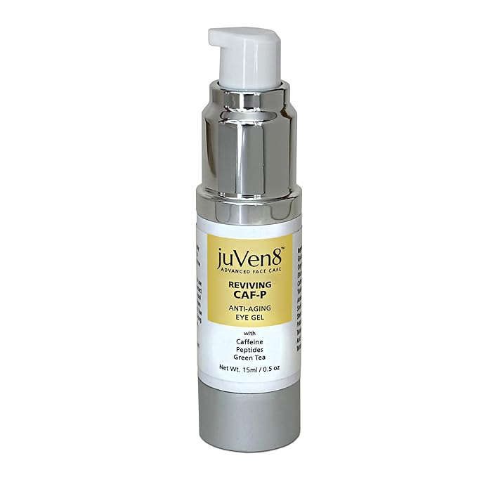 Reviving Eye Gel, 15ml - with Caffeine, Peptides, Green Tea & Hyaluronic Acid - Anti-Aging, Anti-Wrinkle, Dark Circles Eye Cream-VivaGrace Women