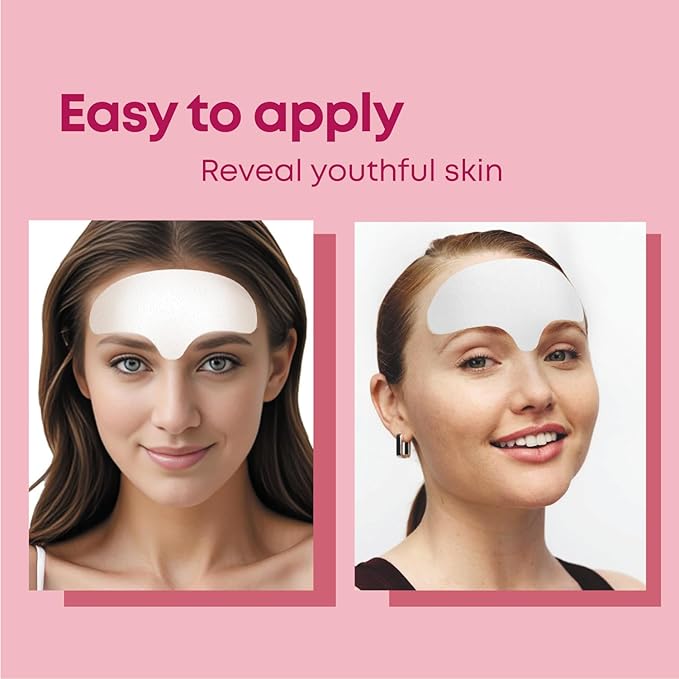 Forehead Wrinkle Patches | Anti-Wrinkle Facial Patches for Fine Lines | Overnight Wrinkle Filler & Deep Line Treatment | Disposable Face Tape for a Youthful, Firmer, and Smoother Appearance | 20 Count-VivaGrace Women