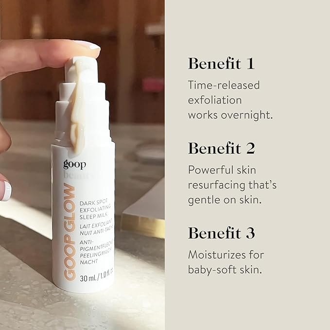goop Beauty Microderm Exfoliator & Sleep Milk Serum Bundle