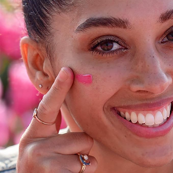 Bloomeffects - Natural Tulip Tint Lip + Cheek Balm | Cruelty-Free, Non-Toxic, Clean Beauty (Petal Pink)-VivaGrace Women