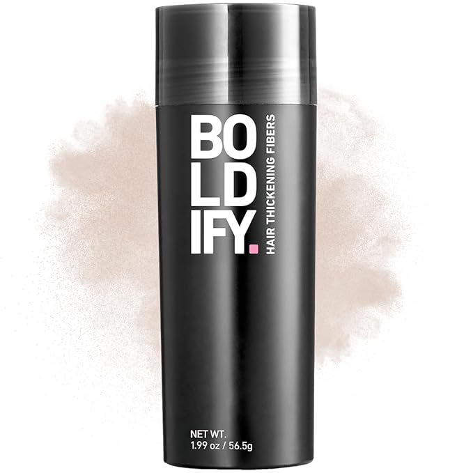 BOLDIFY Hair Fibers (56.5g) - Fill In Thinning and Fine Hair for an Instantly Fuller, Thicker Look - 14 Shades for Women & Men - Light Blonde-VivaGrace Women