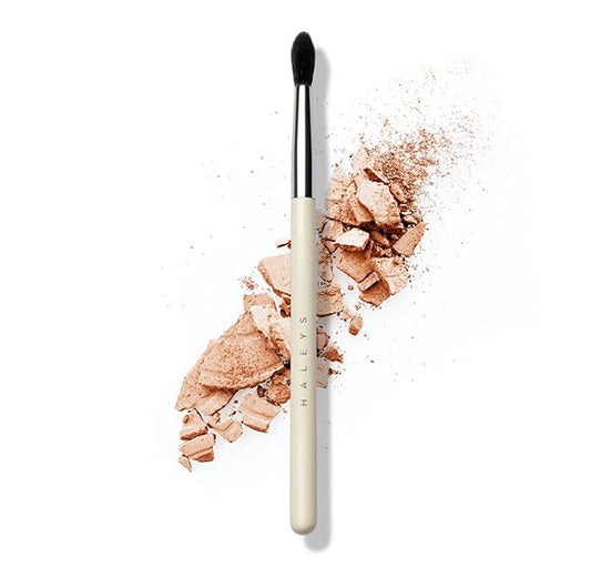 HALEYS Crease Eyeshadow Brush, Medium Fluffy Tapered Brush, Soft, Easy Blending Makeup Tool, Seamless, Multi-tasking Makeup Brush for Cream and Powder, High-end Synthetic Bristles, Vegan + CF-VivaGrace Women
