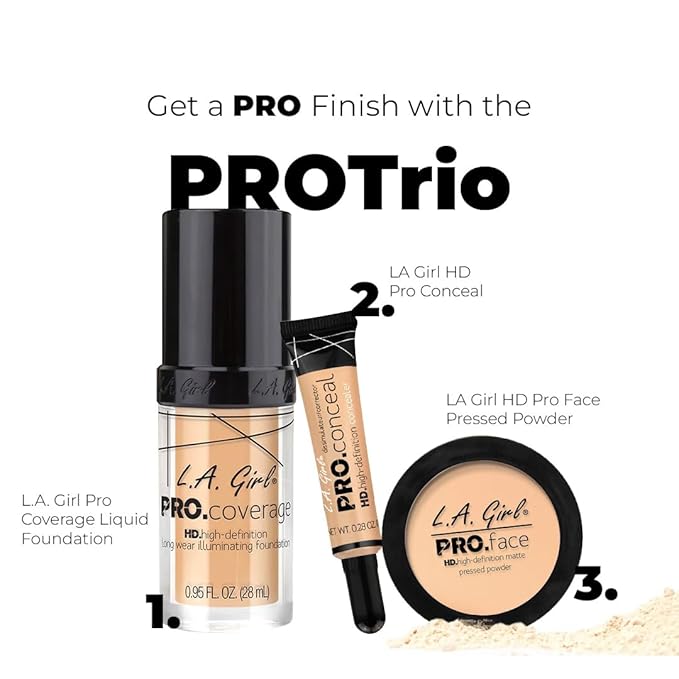 L.A. Girl Pro Concealer, Medium Beige, 0.28 Oz (LAX-GC978-A)-VivaGrace Women