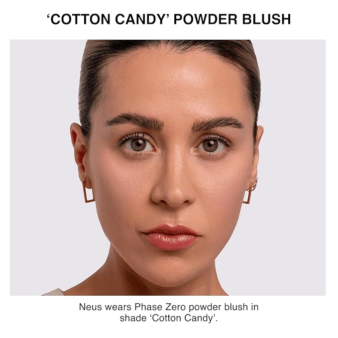 Makeup Powder Blusher - "Cotton Candy" - 4g / 0.141oz - Pigmented, Buildable, Lightweight Powder Blush for a Radiant, Healthy, Natural Glow. Versatile Shade - Dusty Pink - Matte-VivaGrace Women