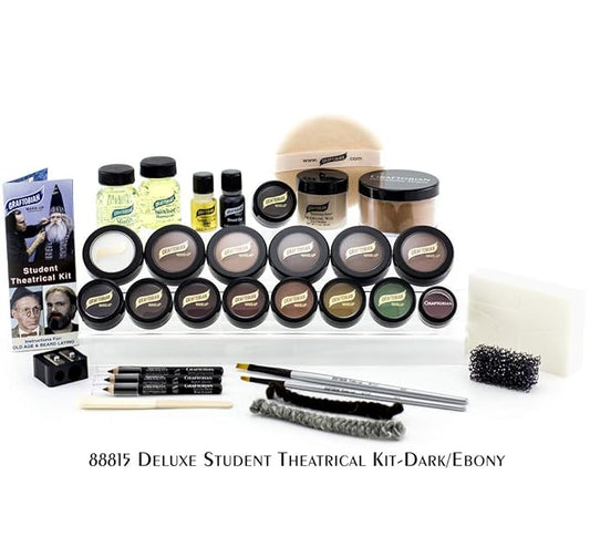 Graftobian Student Theatrical Makeup Kit Deluxe - Dark/Ebony-VivaGrace Women