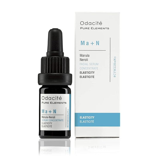 Odacité Anti Aging Serum Concentrate with Marula + Neroli, Elasticity Glow Recipe - Facial Oil for Hydration, Skin Texture & Visibly Smoother and More Supple Skin, 0.17 fl. oz-VivaGrace Women