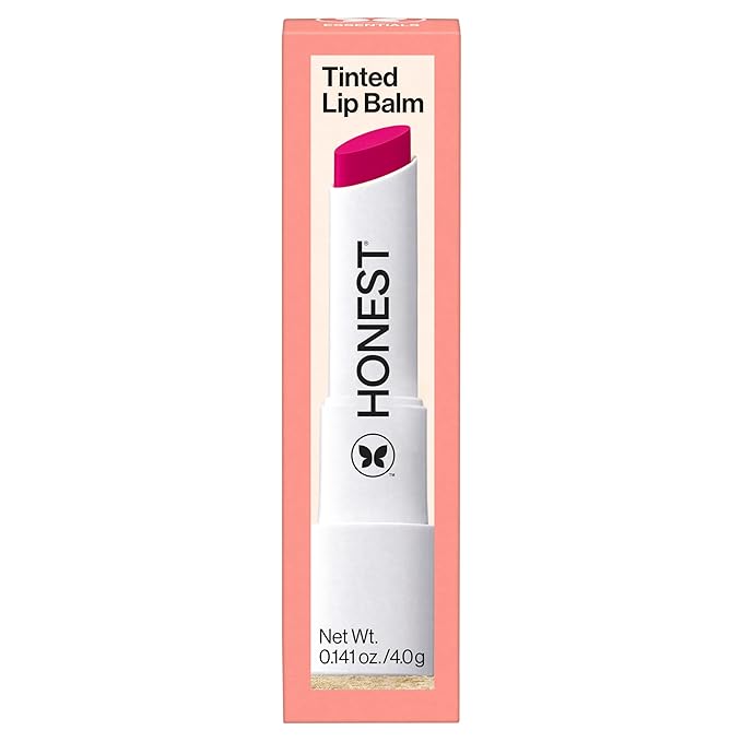 Honest Beauty Tinted Lip Balm | Antioxidant-rich Acai Extracts + Avocado Oil | EWG Certified, Vegan, Cruelty Free | Dragon Fruit-VivaGrace Women