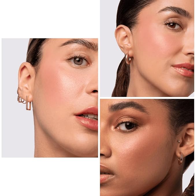 Makeup Powder Blusher - "Mixed Emotions" - 4g / 0.141oz - Pigmented, Buildable, Lightweight Powder Blush for a Radiant, Healthy, Natural Glow. Versatile Shades - Pink - Shimmer finish.-VivaGrace Women