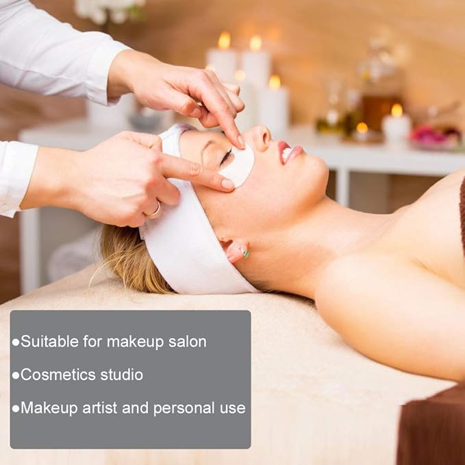 Eyelash Extension Eye Pad, 100 Pairs Under Eye Pads, Lint Free DIY False Lash Extension Beauty Makeup Hydrogel Gel Eye Patches with Transparent Cosmetic Bag-VivaGrace Women