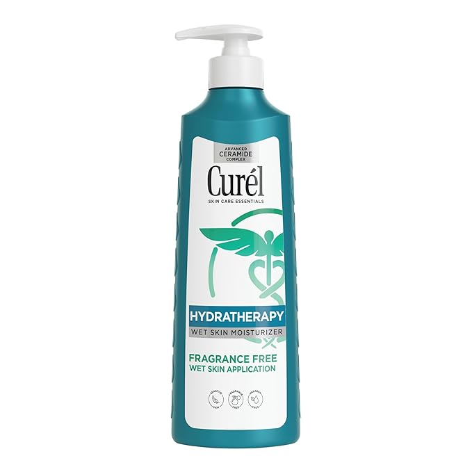Curel Hydra Therapy In Shower Lotion, Itch Defense Body Moisturizer with Advanced Ceramide Complex, Vitamin E, & Oatmeal Extract, 12 Oz-VivaGrace Women