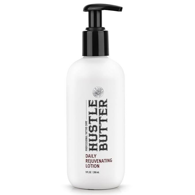 Hustle Butter Tattoo Aftercare - Daily Moisturizing Lotion - Naturally Derived Vegan Cruelty Free - Everyday All Over Use for Tattoos - 9 fl oz-VivaGrace Women
