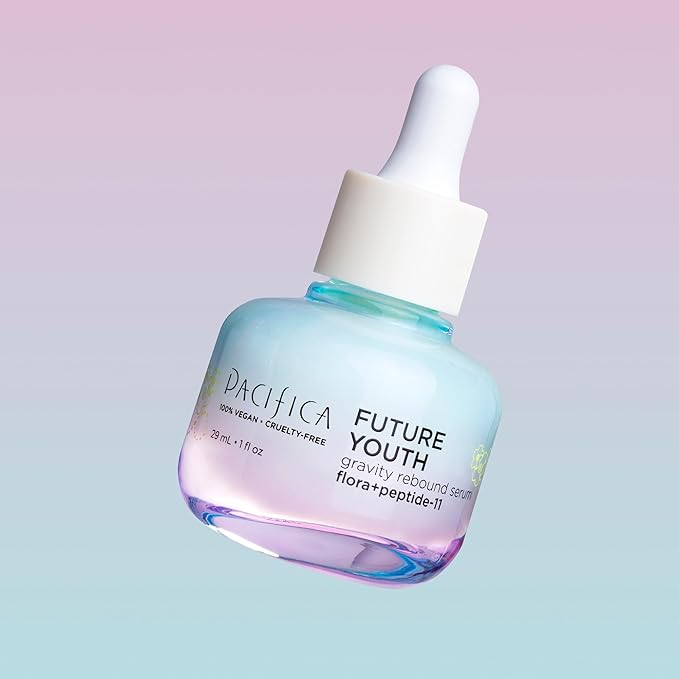 Pacifica Future Youth Gravity Rebound Face Serum – Multi-Peptide Firming Facial Serum for Fine Lines, Anti-Aging & Elasticity Vegan & Cruelty-Free Dermatologist Tested-VivaGrace Women