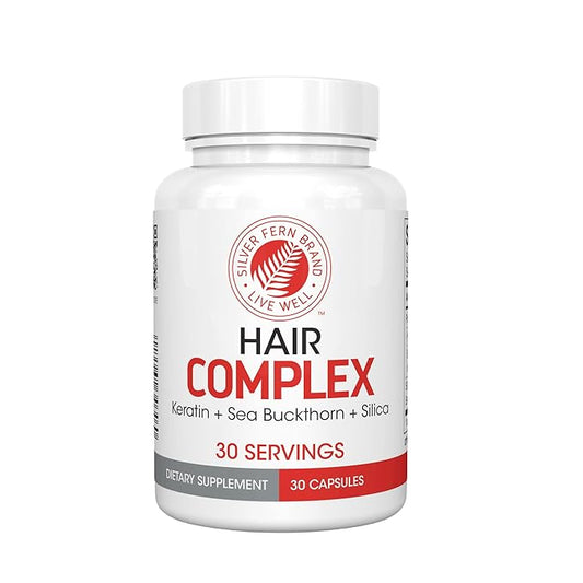 Silver Fern Hair Complex Hair Supplement - Each Bottle Contains a 30-Day Powder Supply - 1 Bottle-VivaGrace Women