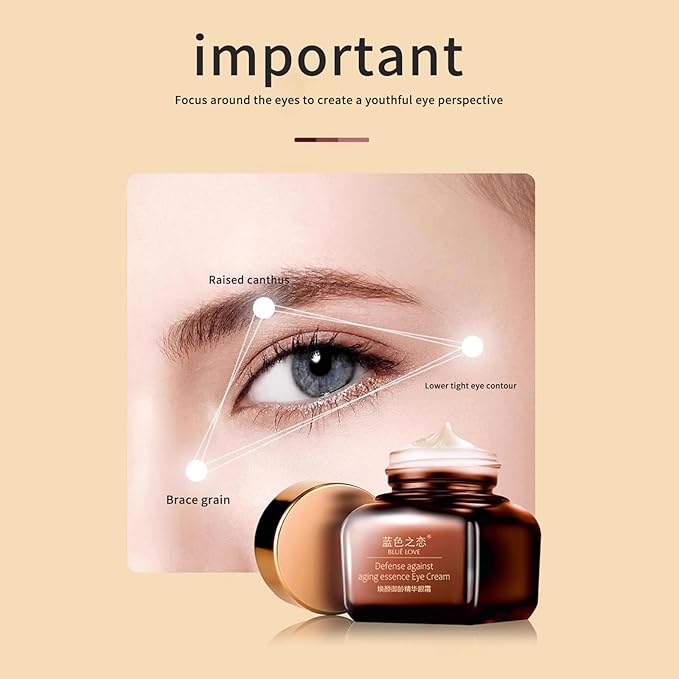 Eye Cream for Dark Circles and Puffiness, Reducing Puffiness and Bags Under Eyes Night Eye Cream, Moisturizing and Easily Absorbed Night Time Eye Wrinkle Cream for Women, 0.7oz-VivaGrace Women