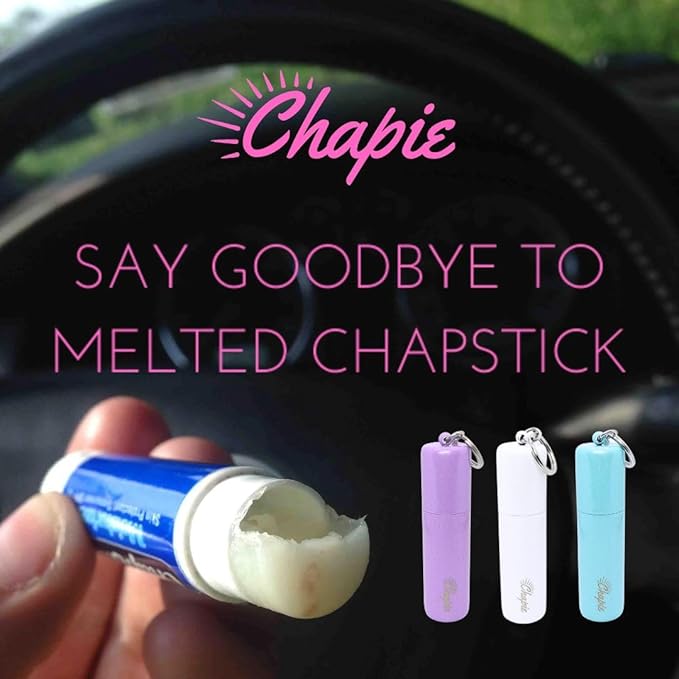 OG | Vacuum Insulated Lip Balm Keychain Holder, Prevents Melting & Messes | 3-Pack (Bubble Gum)-VivaGrace Women