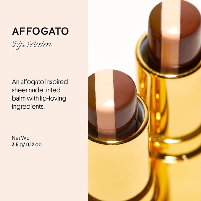 Winky Lux Affogato Tri-Color Tinted Lip Balm – Hydrating Lip Care with Jojoba Oil & Vitamin E, Sheer Nude Tint, Vanilla Coffee Scent, Moisturizes and Softens Dry Lips-VivaGrace Women