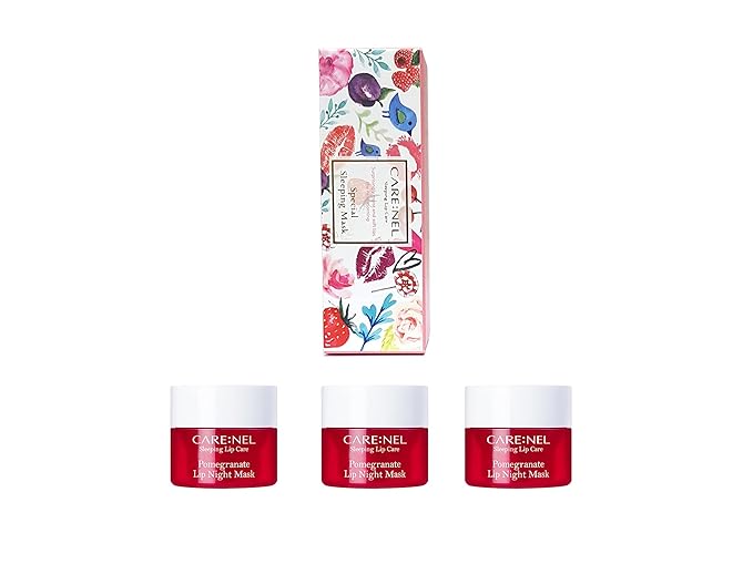 Lip Sleeping Mask Pomegranate 5g (3 Set) - Korean Beauty lips all day long, Lip gloss-VivaGrace Women