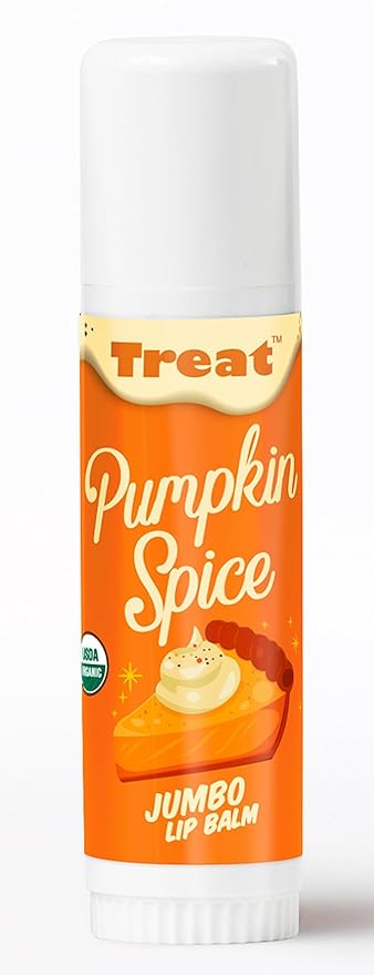 TREAT© Jumbo Organic & Cruelty Free .50 OZ (Pumpkin Spice Lip Balm)-VivaGrace Women