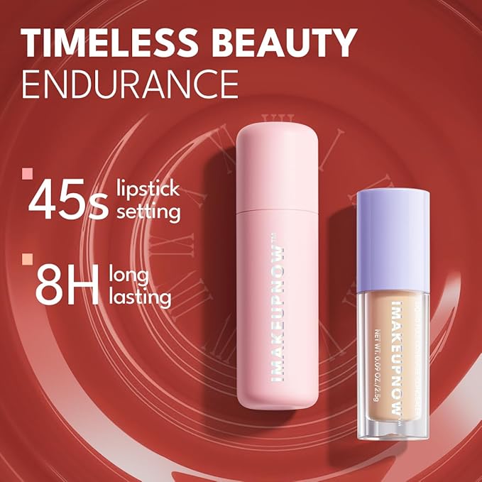 tinted lip balm, Conditioning & Nourishing Lip Balm, Matching concealer to cover lip lines and enhance color development- RED DAHLIA-VivaGrace Women