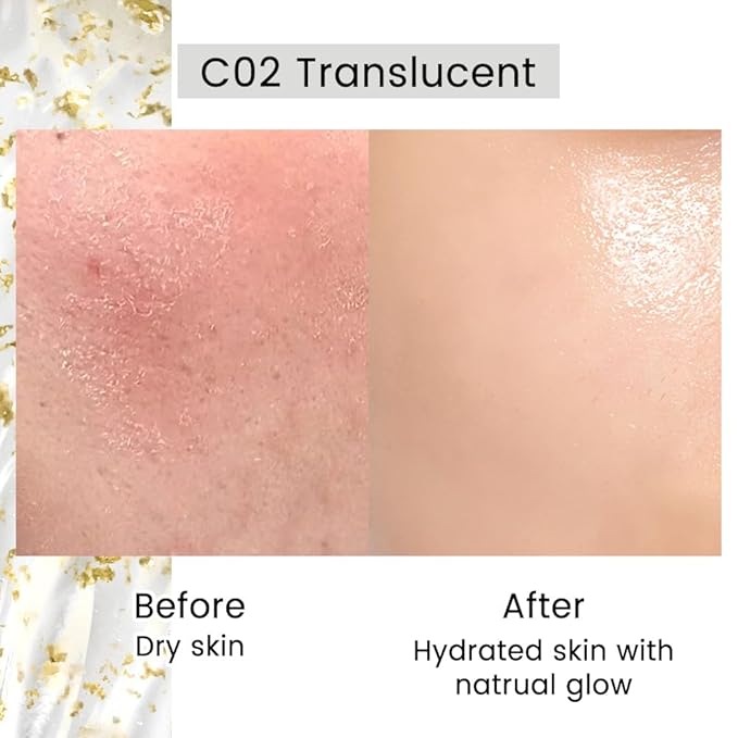 CATKIN Face Makeup Primer Base Ultra Hydrating Essense Natural Glow Finish for Dry Skin Blur Pores Infused with Black Truffle Serum & Hyaluronic acid Translucent Oil Free Formula-VivaGrace Women