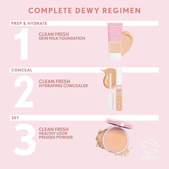 COVERGIRL Clean Fresh Hydrating Concealer, Medium, 0.23 Fl Oz-VivaGrace Women