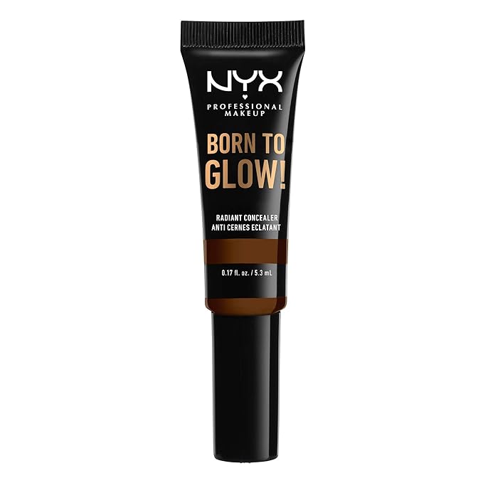 NYX PROFESSIONAL MAKEUP Born To Glow Radiant Concealer, Medium Coverage - Walnut-VivaGrace Women