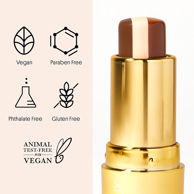 Winky Lux Affogato Tri-Color Tinted Lip Balm – Hydrating Lip Care with Jojoba Oil & Vitamin E, Sheer Nude Tint, Vanilla Coffee Scent, Moisturizes and Softens Dry Lips-VivaGrace Women