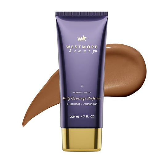 Westmore Beauty Body Coverage Perfector – Waterproof Leg & Body Makeup - Tattoo Cover Up Makeup - 7 Oz (Bronze Radiance)-VivaGrace Women
