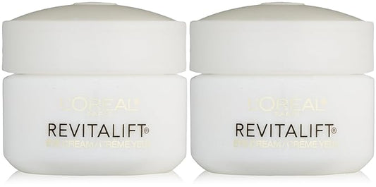 L'Oreal Paris RevitaLift Anti Wrinkle + Firming Eye Cream, 0.5 Ounce (Pack of 2)-VivaGrace Women