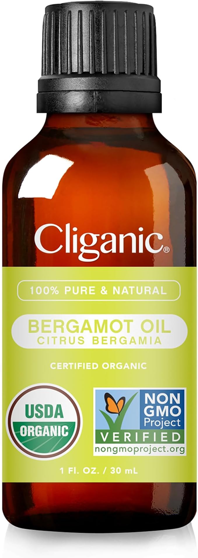 Cliganic Organic Bergamot Essential Oil, 100% Pure Natural for Aromatherapy | Non-GMO Verified (Packaging May Vary)-VivaGrace Women