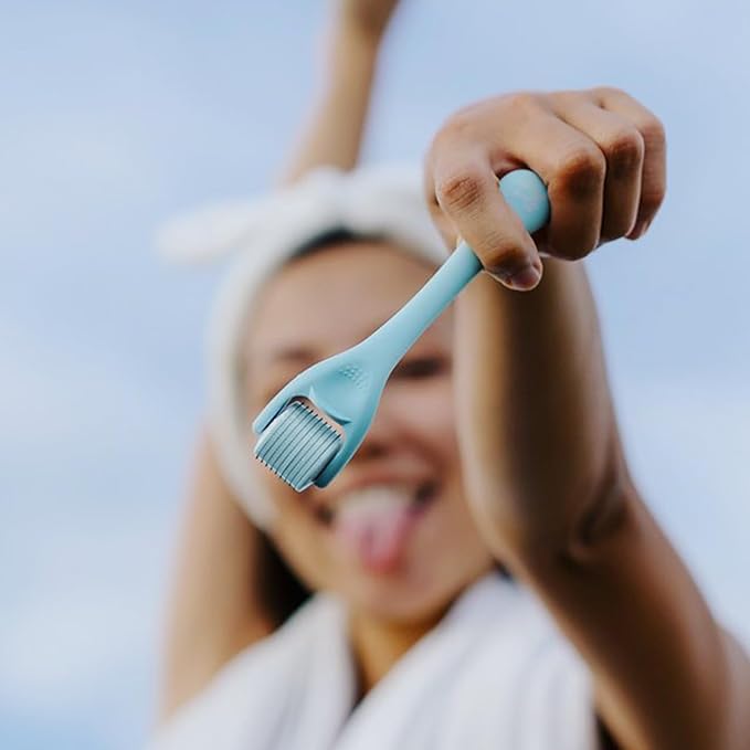 ROSELYNBOUTIQUE Microneedles Derma Roller for Hair Beard Facial Skin Men Women-VivaGrace Women