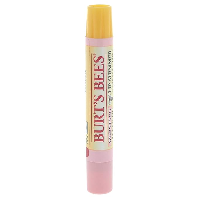 Burt's Bees Lip Shimmer, Grapefruit 0.09 Ounce (Pack of 4)-VivaGrace Women