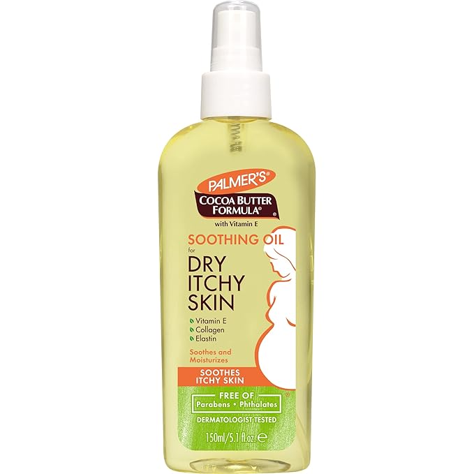 Palmer's Cocoa Butter Formula Massage Lotion For Stretch Marks, Pregnancy Skin Care & Cocoa Butter Formula Soothing Oil with Vitamin E, Dry, Itchy Skin Relief-VivaGrace Women