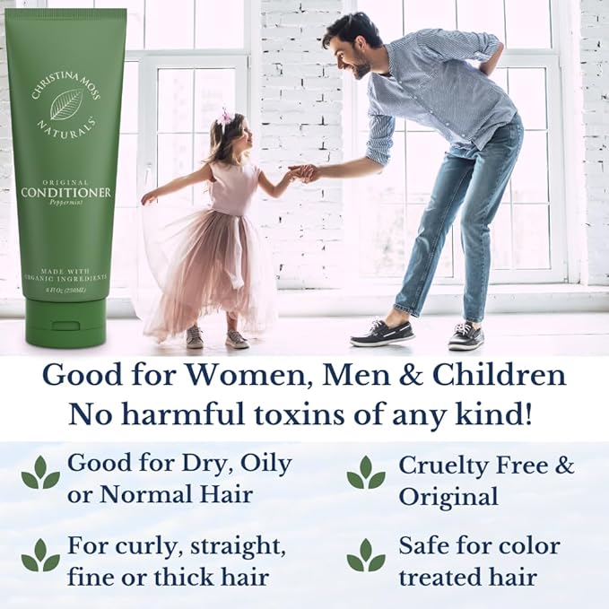 Christina Moss Naturals Conditioner Organic and Natural Ingredients, No Silicones, No Parabens-VivaGrace Women