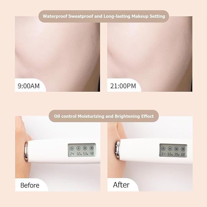 Happyhours 2 in 1 Foundation Anti-Wrinkle Concealer with Built-in Brush, Novo Foundation and Concealer Double Head Makeup Stick, Waterproof Long Lasting Anti-Wrinkle Concealer Foundation (2Pcs-01)-VivaGrace Women