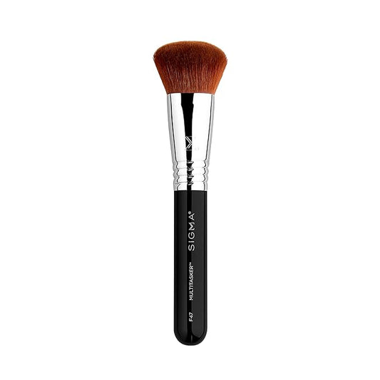 Sigma Beauty F47 Multitasker Makeup Brush – Multi-Use Face Makeup Brush for Blending, Contouring, & Buffing, Use with Foundation, Blush, Bronzer, Contour, or Highlighter (1 Brush)-VivaGrace Women