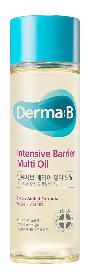 Derma B | Intensive Barrier Multi Body Oil | Moisturizing Non-Sticky Multi-Use Oil After Shower | 10 Botanical Skin Oil for Sensitive Skin | Korean Body Oils for Women & Men | 4.56 fl oz (135ml)-VivaGrace Women