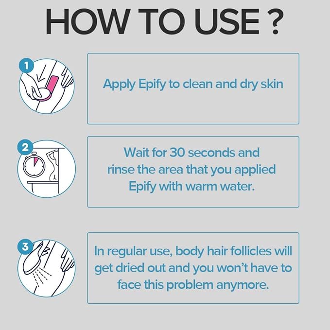 Epify Intimate Hair Removal Cream for Men and Women - Pubic, Bikini & Sensitive Areas (Pack of 6)-VivaGrace Women