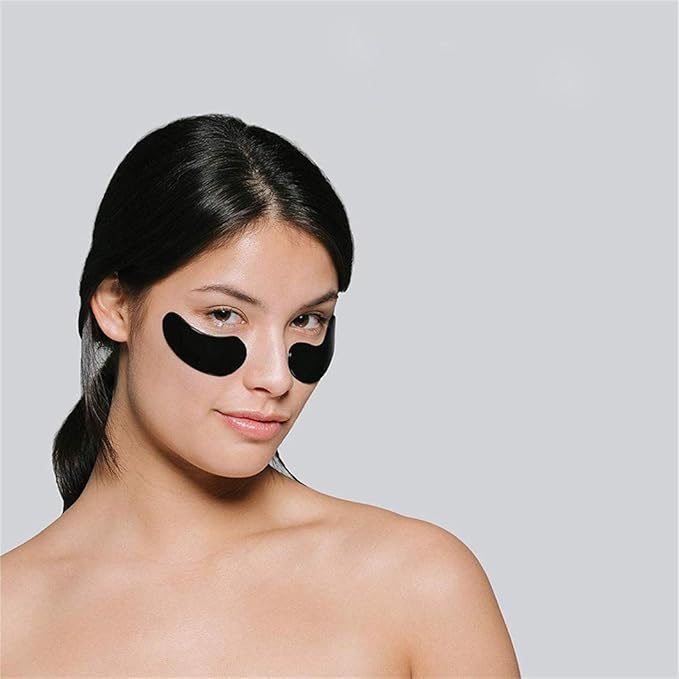 Under Eye Patches - 30 Pairs Collagen Eye Mask Eye Patches for Puffy Eyes and Dark Circles, Gel Under Eye Mask, Black-VivaGrace Women