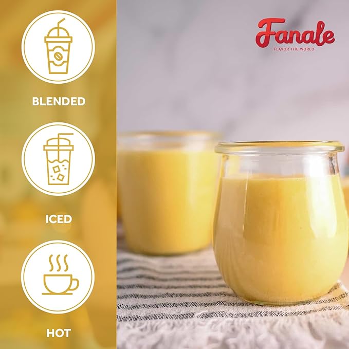 Fanale Premium Egg Pudding Bubble Tea Flavoring Powder | Perfect for Baking, Smoothies, Desserts and Drinks | Instant Flavoring Powder for Boba Milk Tea - 2.2 Pounds (Pack of 1)