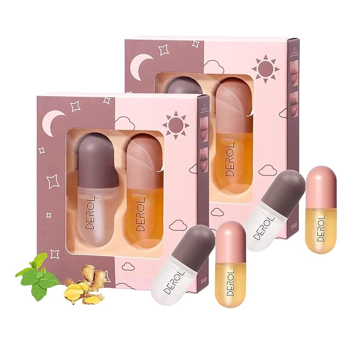 4Pcs Lip Plumper Set,Lip Plumper,Natural Lip Plumper kit,Day and Night Lip Plumper-VivaGrace Women