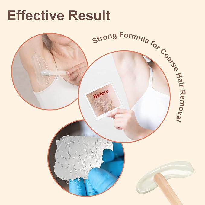 Hard Wax Beads for Hair Removal, Wax Beans for Sensitive Skin, 300g (10 Oz)/bag (Coconut), Unisex, Full Body Waxing, Painless and Effective for Sensitive Skin Hair Removal-VivaGrace Women