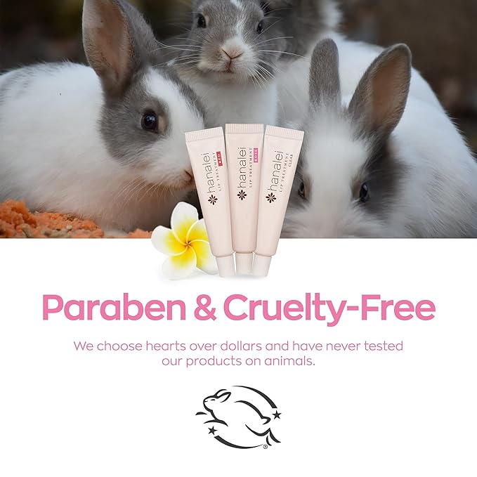 Hanalei Hydrating Lip Treatment Balm – Cruelty-Free, Paraben-Free Moisturizer for Severely Dry, Chapped Lips – Kukui Oil, Shea Butter & Grapeseed Oil –Multi Colored Tint, Travel-Size 3-Pack (5ml X 3)-VivaGrace Women