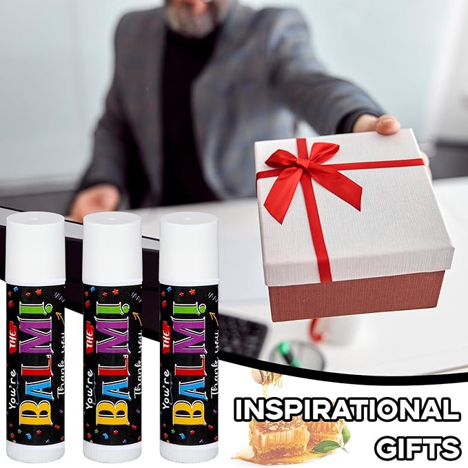 Dunzy 100 Pack Employee Appreciation Gifts Bulk Lip Balms Favors Bulk Small Thank You Gifts Team Appreciation Inspirational Gifts for Women Men Coworkers Staff Teachers Nurses Team-VivaGrace Women