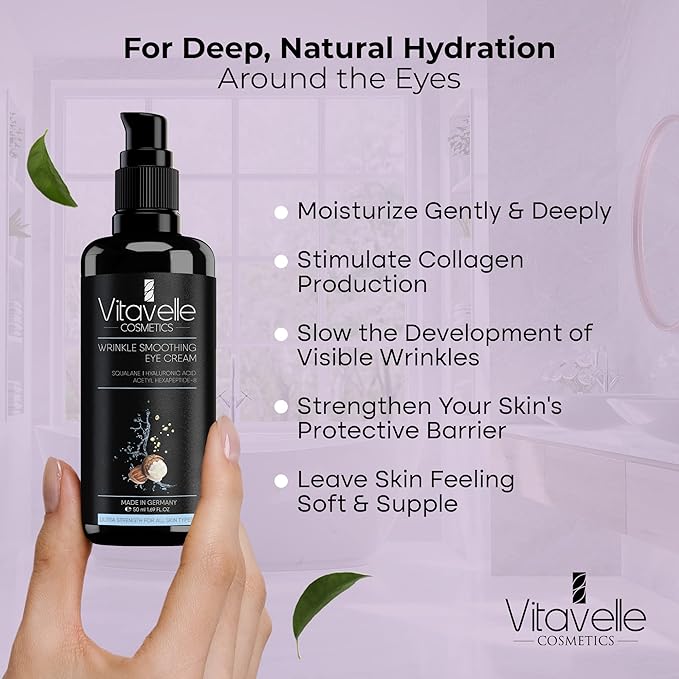 Eye Cream for Wrinkles - Eye Cream for Dark Circles and Puffiness and Wrinkle, Best Under Eye Cream for Wrinkles and Under Eye Wrinkle Repair, Anti Aging Skin Tightening Cream-VivaGrace Women