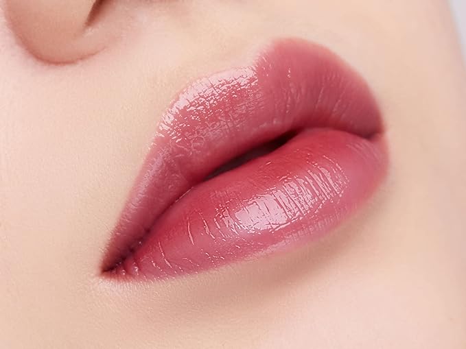 JUNG SAEM MOOL LIP-PRESSION Glow Lasting Tint 0.14 Fl Oz, Water-In-Oil Gloss Tint for Hydrated, Plump Lips, Non-Sticky Comfortable Fit for Radiant Lip Stain, Korean Lip Makeup (Pinky Mauve)-VivaGrace Women