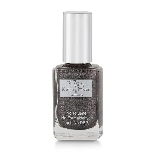 Karma Organic Natural Nail Polish-Non-Toxic Nail Art, Vegan and Cruelty-Free Nail Paint (Midnight in Times Square)