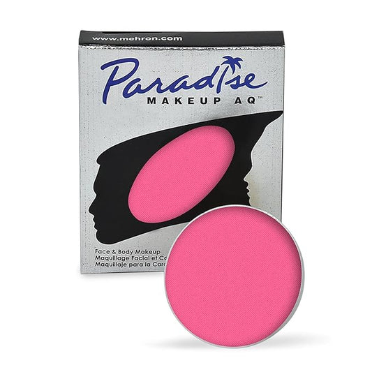Mehron Makeup Paradise Makeup AQ Refill Size | Stage & Screen, Face & Body Painting, Cosplay, and Halloween | Water Activated Face Paint, Body Paint, Cosplay Makeup .25 oz (7 ml) (LIGHT PINK)-VivaGrace Women