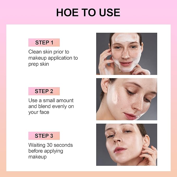 FV Hydrating Makeup Primer, Easy-to-Apply, Brightening, Ideal for Dry and Normal Skin Daily Use, Enhances Skin Glow (Hydrating)-VivaGrace Women