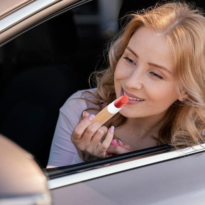 NICENEEDED 10 PCS Paperboard Lip Balm Tubes Set, Refillable Paper Lipstick Tube, Round Cardboard Empty Lip Gloss Container for DIY Lip Gloss Balm and Chapsticks-VivaGrace Women